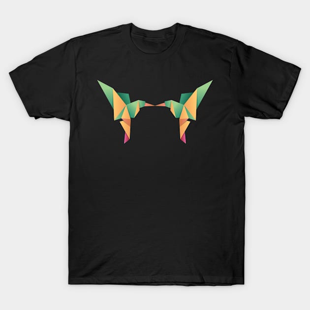 origami Crane Cranes Japanese Art Gif T-Shirt by Jackys Design Room